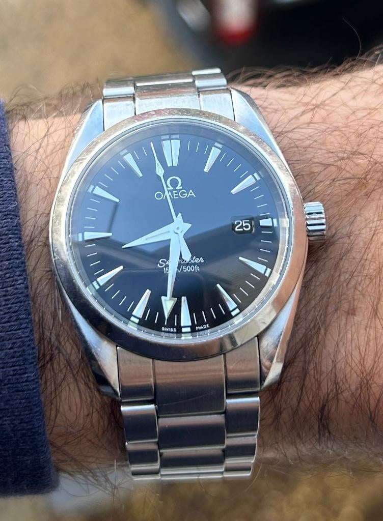 oméga, Montre-bracelet, Enlèvement ou Envoi, Acier, Utilisé