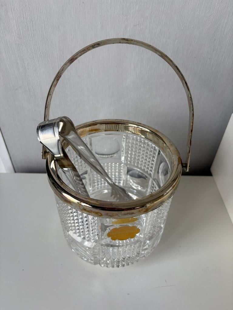 Seau à glaces en cristal de Bavière, Antiquités & Art, Enlèvement ou Envoi