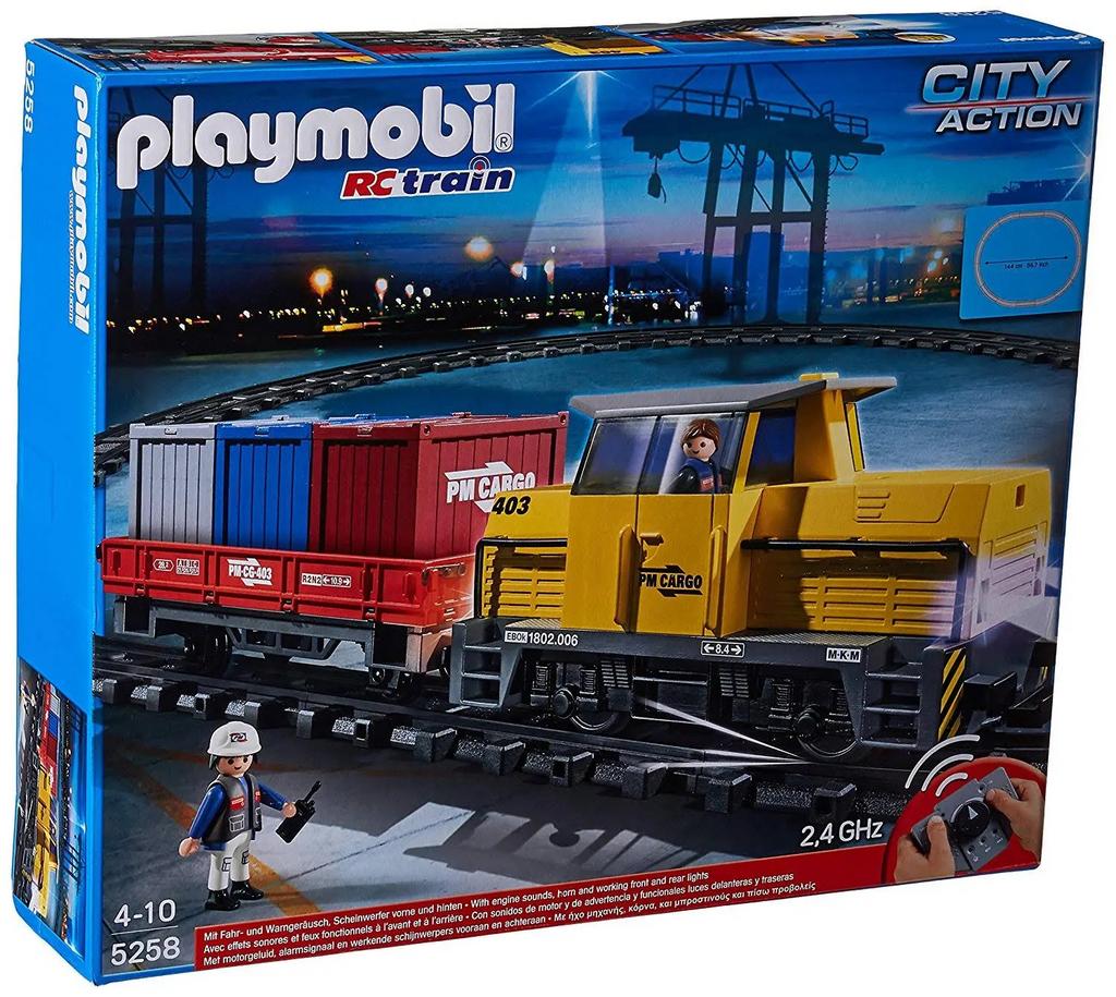 Playmobil 5258 RC goederentrein serie jaar 2011, Enlèvement, Comme neuf