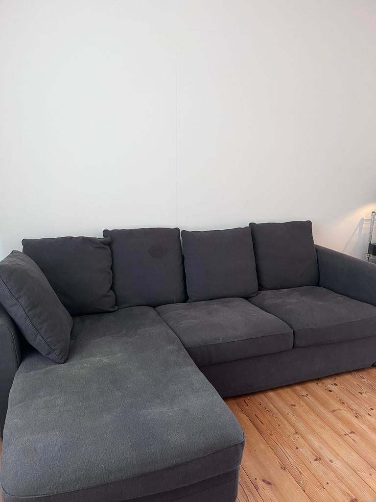 Canapé, Enlèvement, Utilisé, Tissus