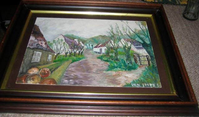 Peinture de scène rurale « Van Impe L », Antiquités & Art, Art | Peinture | Classique, Enlèvement