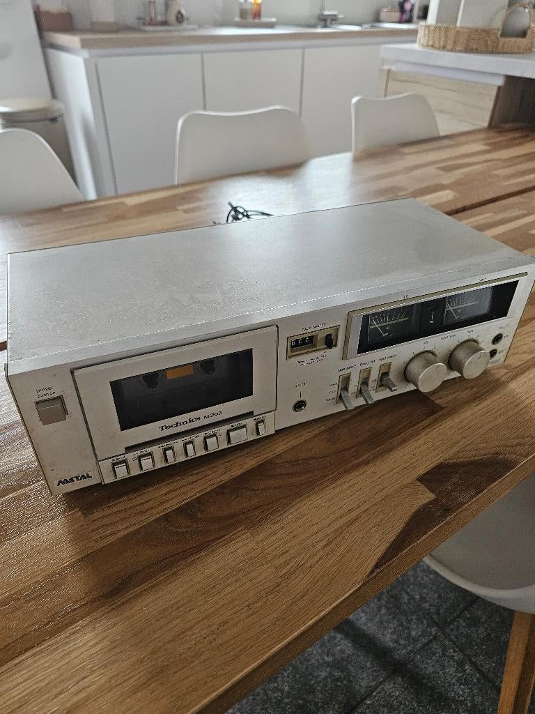 Platine/deck cassette stéréo Technics RS-M205, TV, Hi-fi & Vidéo, Decks cassettes, Enlèvement, Double, Auto-reverse