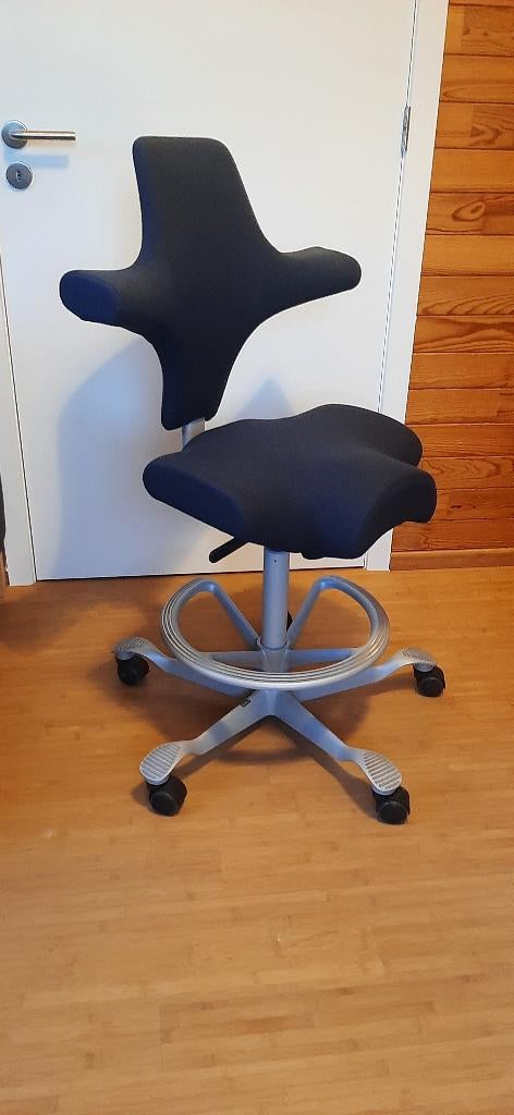 Hag capisco ergonomische bureaustoel, Huis en Inrichting, Bureaustoelen, Zo goed als nieuw, Bureaustoel, Blauw, Ergonomisch, Ophalen