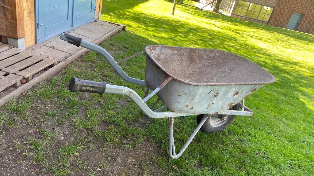 Stevige Matador kruiwagen, Jardin & Terrasse, Brouettes, Enlèvement, Utilisé, Manuelle, À une roue