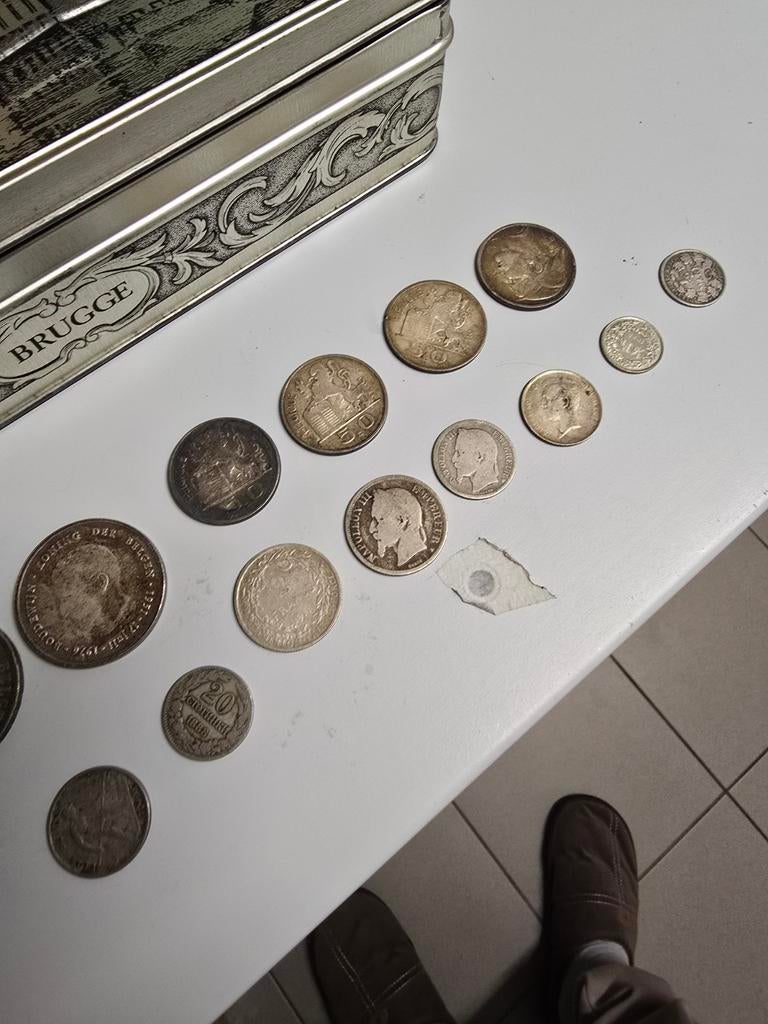 Zilver munten 150gram, Timbres & Monnaies, Monnaies | Europe | Monnaies euro, Enlèvement ou Envoi, Argent