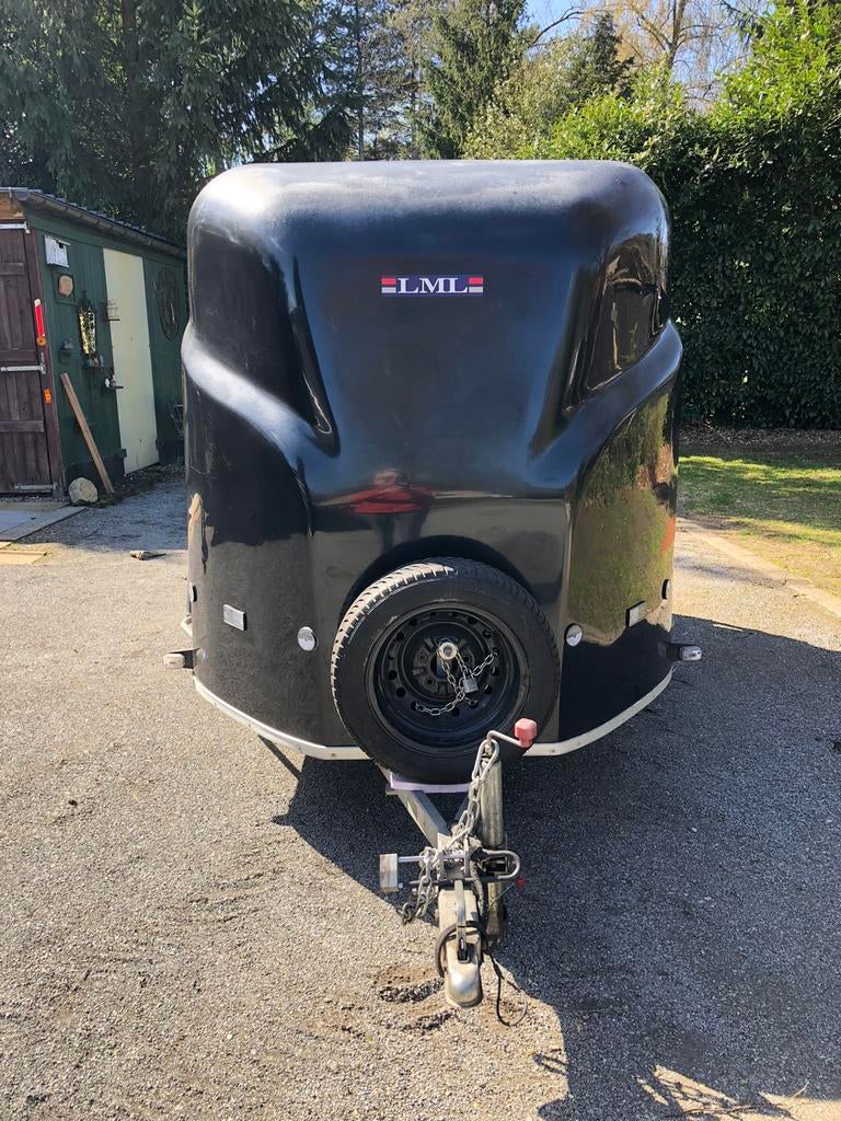 Gesloten  polyester aanhangwagen, Auto diversen, Aanhangers en Bagagewagens, Ophalen, Gebruikt