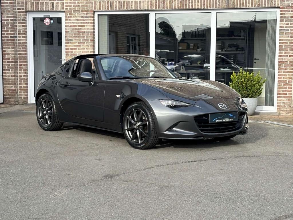 Mazda MX-5 2.0 ND RF SKYCRUISE / Bilstein / Apple / Camera, Autos, Cuir, Argent ou Gris, Euro 6, Entreprise
