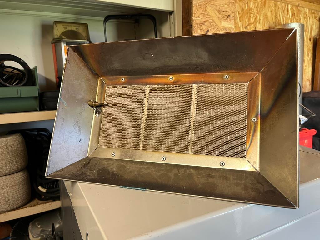 2 x gasverwarming, Tuin en Terras, Terrasverwarmers, Ophalen, Zo goed als nieuw