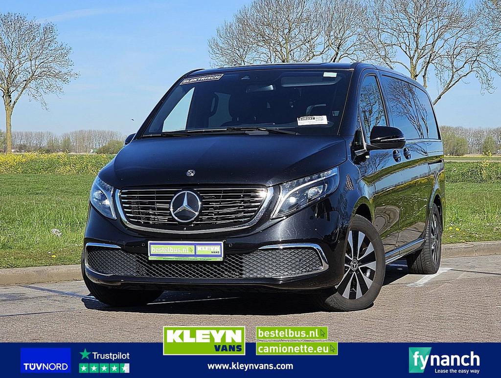 Mercedes-Benz EQV 300 L2 Dubbele Cabine !, Auto's, Bestelwagens en Lichte vracht, Automaat, Cruise Control, Zwart, Mercedes-Benz