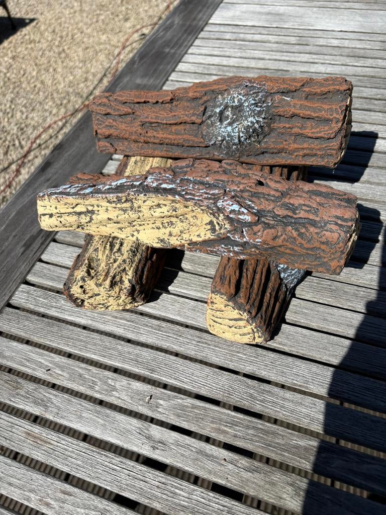 Namaakhoutblokken voor buitenhaard, Tuin en Terras, Vuurtafels, Ophalen of Verzenden, Nieuw