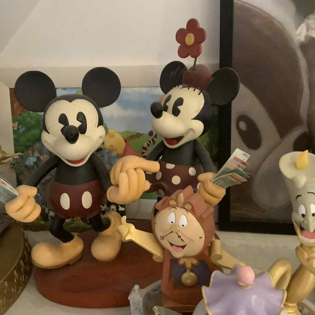Grande statue disney mickey minnie vintage, Verzamelen, Ophalen of Verzenden, Zo goed als nieuw