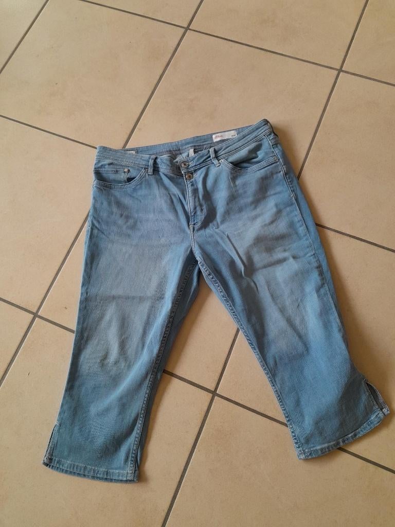 s.Oliver jeanspiratenbroek maat 44, Kleding | Dames, Blauw, S. Oliver, Ophalen of Verzenden, Zo goed als nieuw