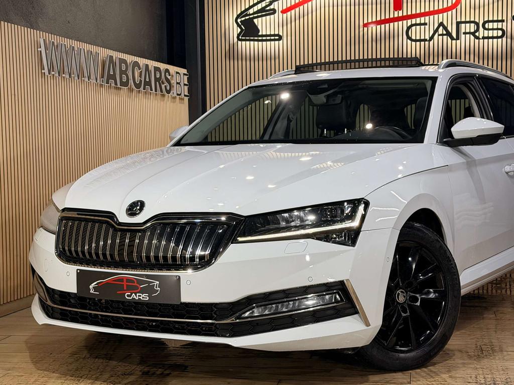 Skoda Superb Combi PHEV 1.4 TSI Sportline DSG * GAR 12 MOIS, Auto's, Skoda, Automaat, Gebruikt, Leder, 5 deurs