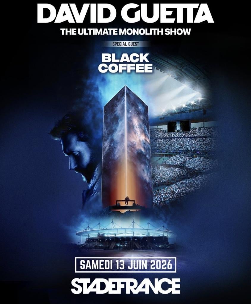 Places de concert DAVID GUETTA - Stade de France - Juin 2026, Tickets & Billets, Juin