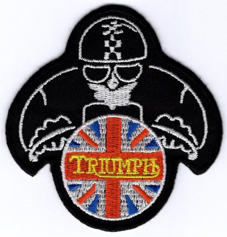 Triumph Cafe Racer stoffen opstrijk patch embleem #9, Motos, Envoi, Neuf