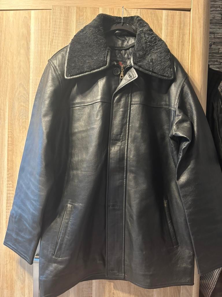 Leren jas maat L, Kleding | Heren, Grote Maten, Ophalen of Verzenden, Zo goed als nieuw