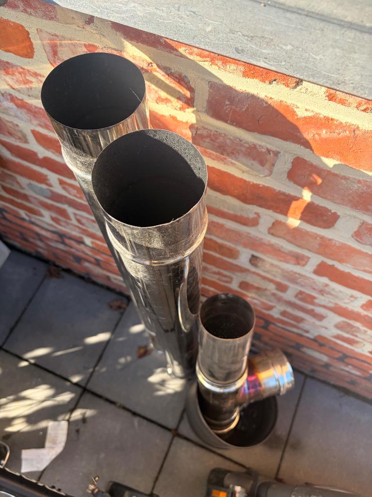 Pelletkachel buis, Huis en Inrichting, Ophalen of Verzenden, Gebruikt, Pelletkachel