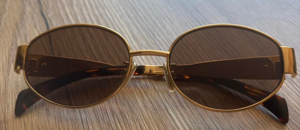 Celine zonnebril, Ophalen of Verzenden, Zo goed als nieuw, Bruin, Zonnebril