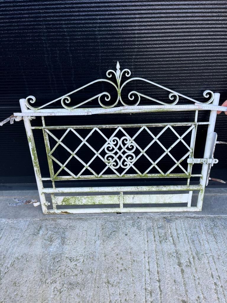 Portail en fer forgé de 80 cm. Même motif : double portail, Bricolage & Construction, Métaux, Nic.debruyne@gmail.com, Enlèvement