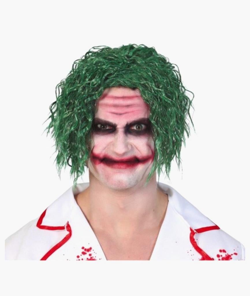 NIEUW pruik joker (groen), Kleding | Heren, Carnavalskleding en Feestkleding, Ophalen of Verzenden