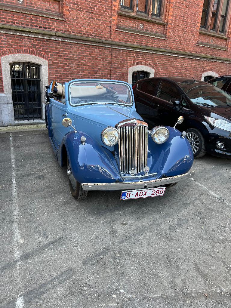 Prachtige Sunbeam Talbot 1938, Autos, Cuir, Autres marques, Achat, Cabriolet