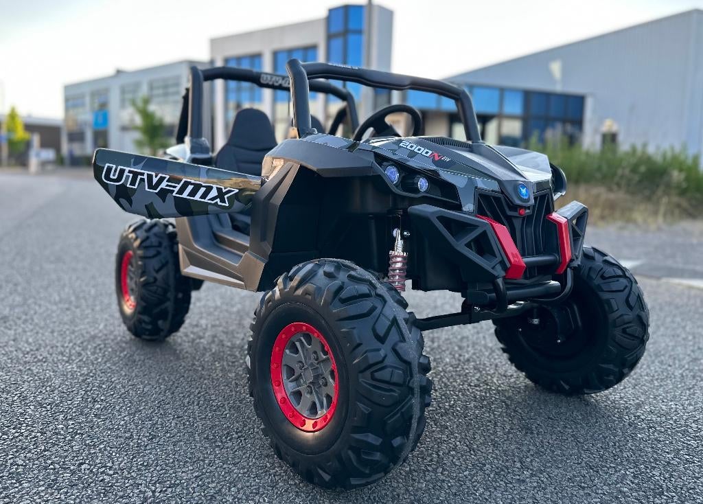 Beach Buggy eXtreme 24v zwart camouflage RC Bluetooth MP4, Ophalen of Verzenden, Nieuw