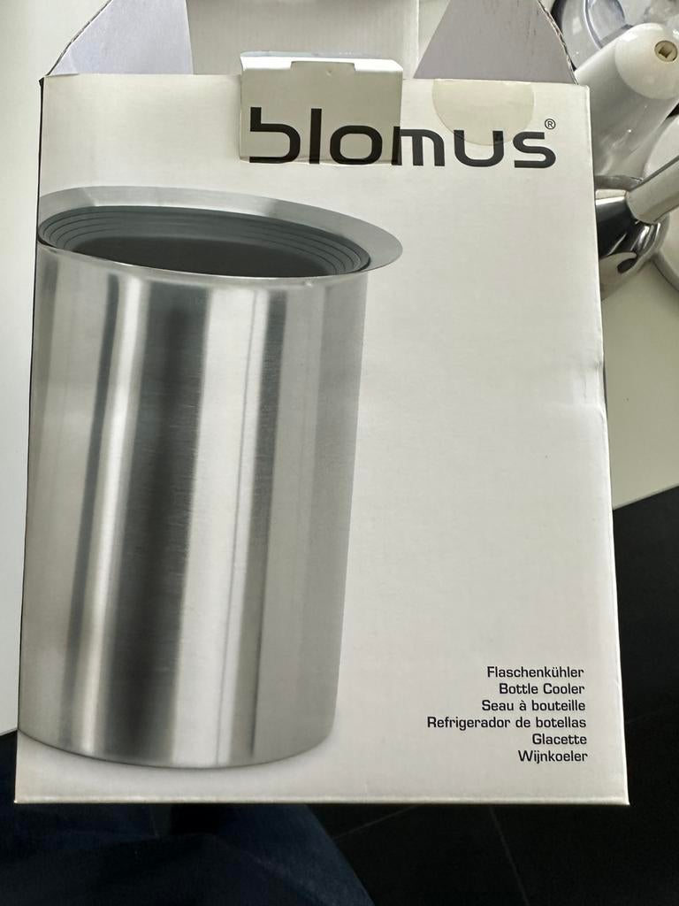 Ijsemmer wijnkoeler Blomus, Ophalen, Flessenkoeler, Metaal, Overige merken