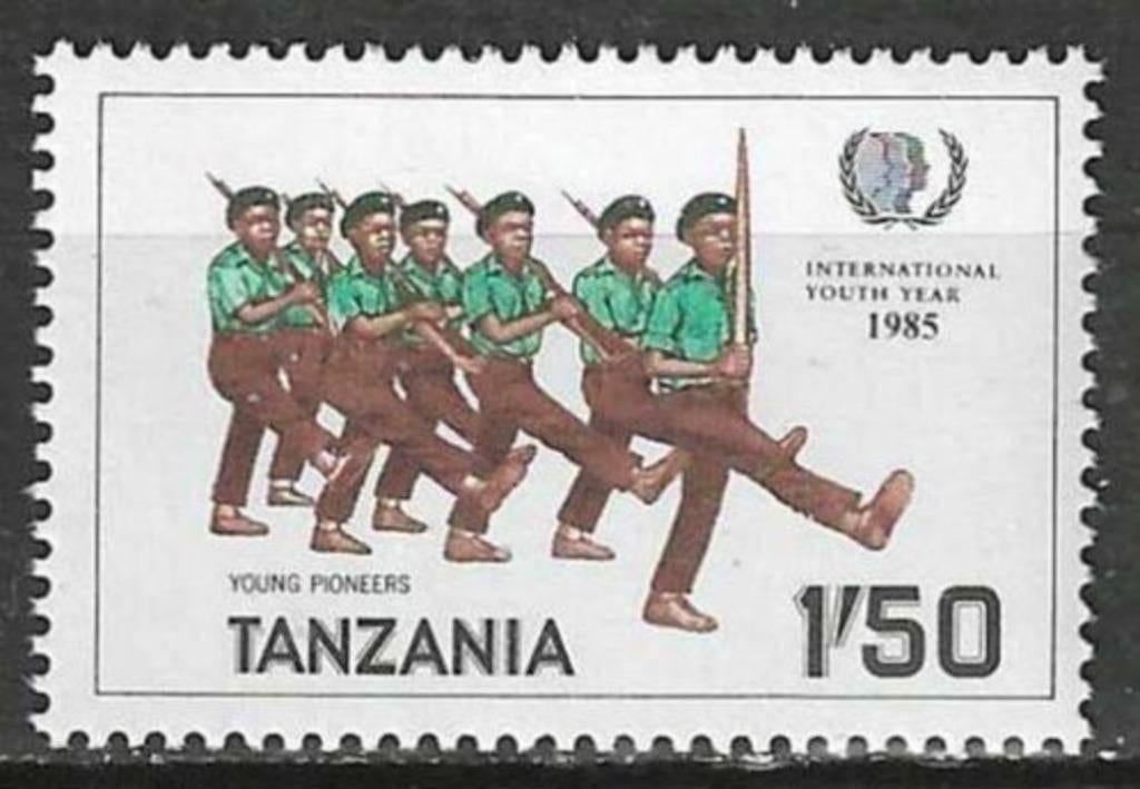 Tanzania 1986 - Yvert 266P - Jaar van de Jeugd (PF), Postzegels en Munten, Postzegels | Afrika, Verzenden, Tanzania, Postfris