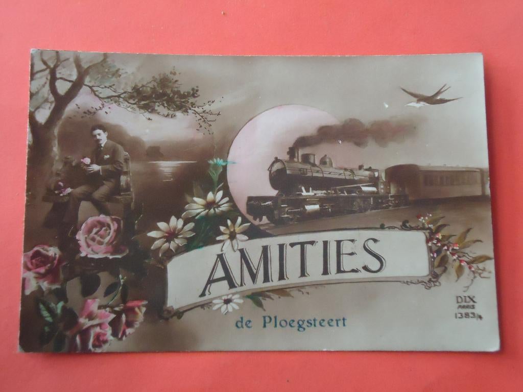 Comines - Warneton Amities De Ploegsteert, Ophalen of Verzenden, 1920 tot 1940, Gelopen, Henegouwen