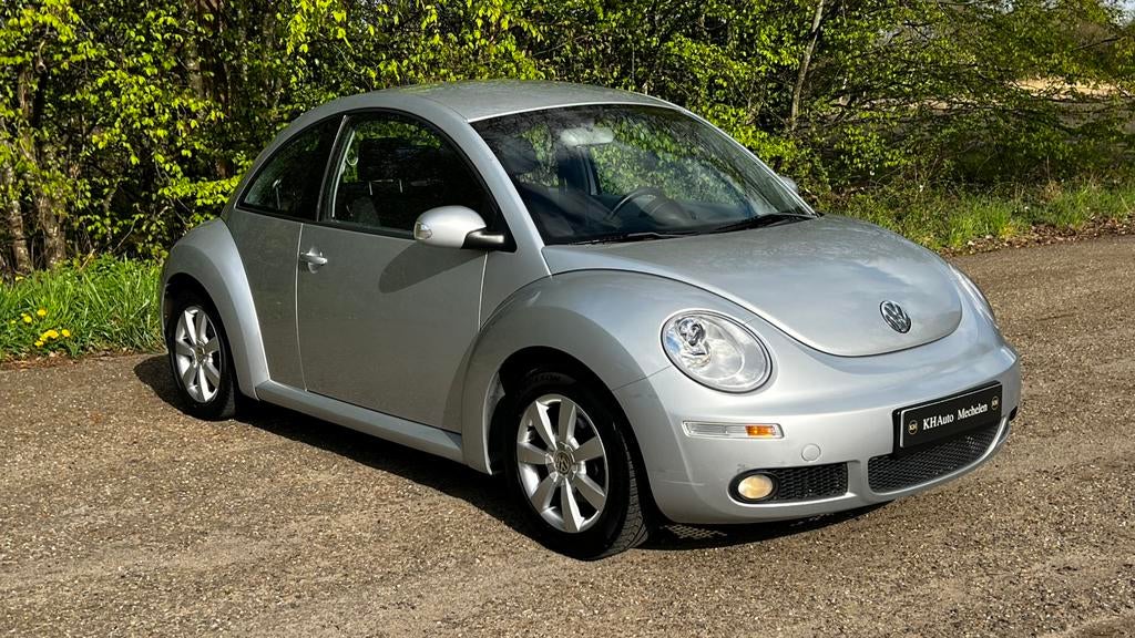 VW New Beetle 1.6i 102pk van 2006 Airco Euro 4 LEZ Ok, Cuir, 75 kW, Achat, Entreprise