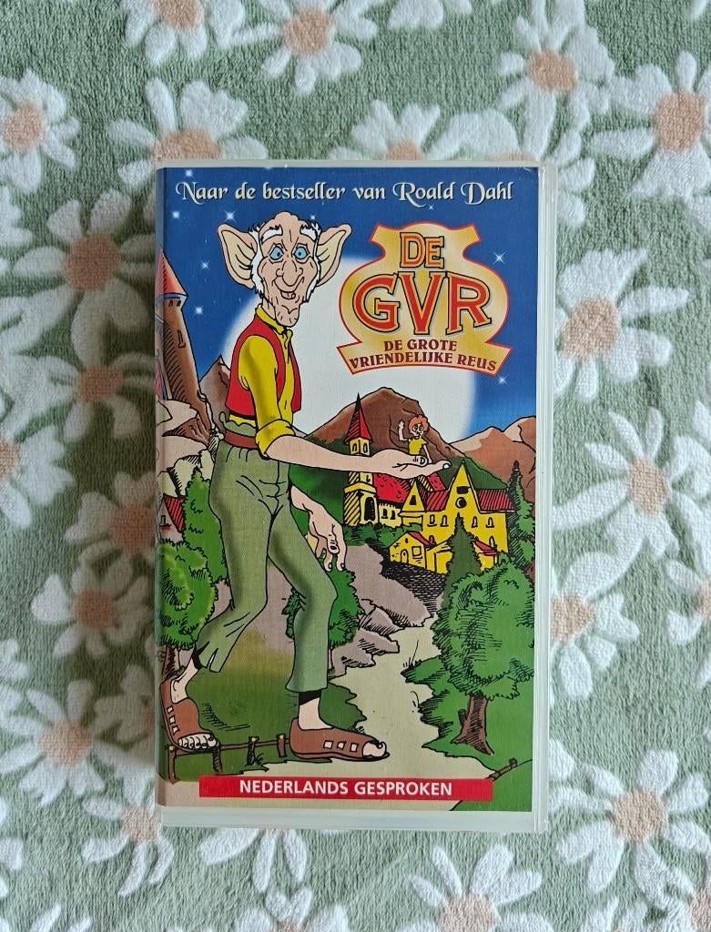 VHS - De GVR - De grote vriendelijke reus - Roald Dahl - €5, CD & DVD, VHS | Film, Tous les âges, Enlèvement, Utilisé, En néerlandais