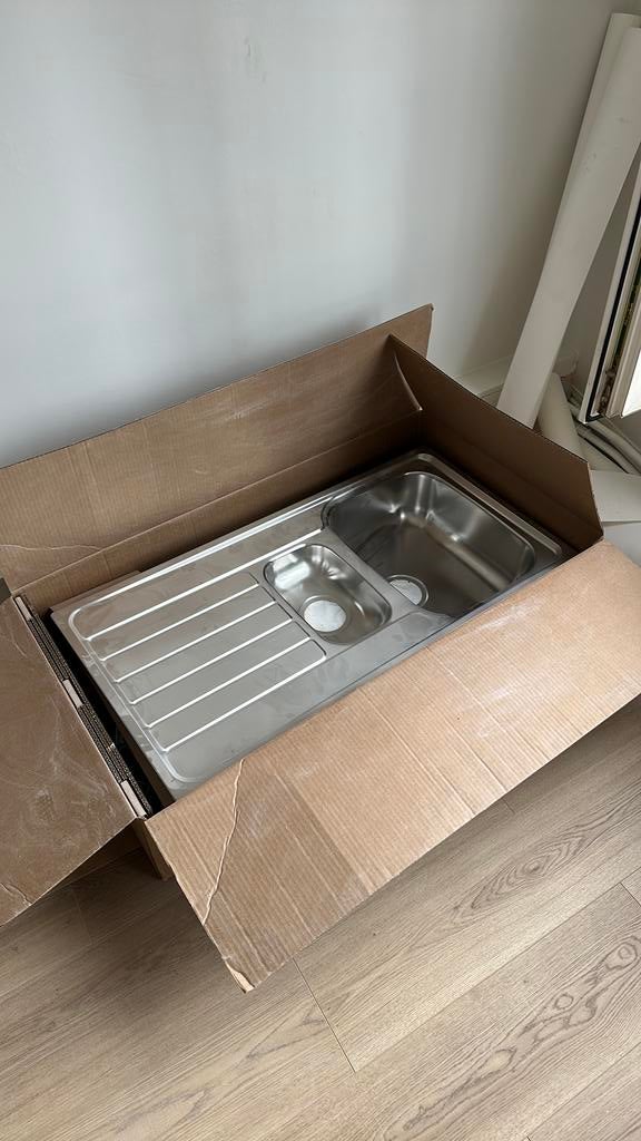 Nieuwe Franke spoelbak, Doe-het-zelf en Bouw, Ophalen, Nieuw, Inox