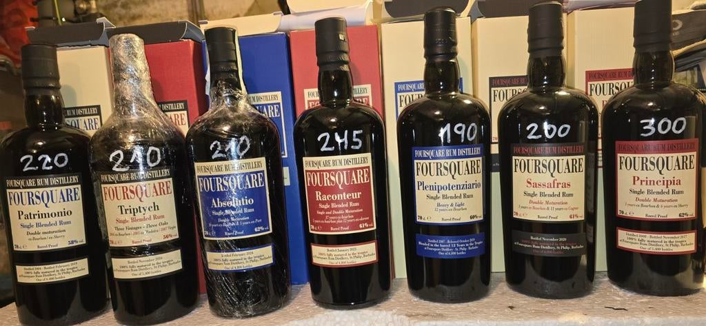 Rhum Rum Ron Foursquare, Collections