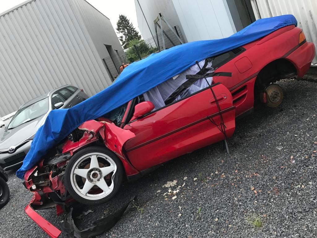 Schade auto mr2 sw20, Autos, Rouge, Achat, MR2, 2 portes