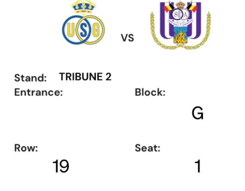 Ticket Bekerfinale Union - RSCA, Tickets en Kaartjes, Sport | Voetbal