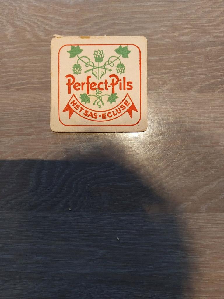 Oud bierviltje brouwerij Sas Ecluse Boortmeerbeek, Verzamelen, Ophalen of Verzenden