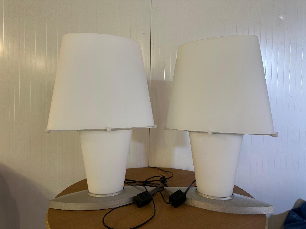 NIEUWSTAAT 2x Daniela Puppa Tafellamp voor Fontana Arte 1994, Huis en Inrichting, Lampen | Tafellampen, 50 tot 75 cm, Ophalen of Verzenden