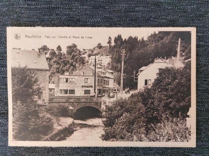 Oude gelopen postkaart van  Houffalize, Ophalen of Verzenden
