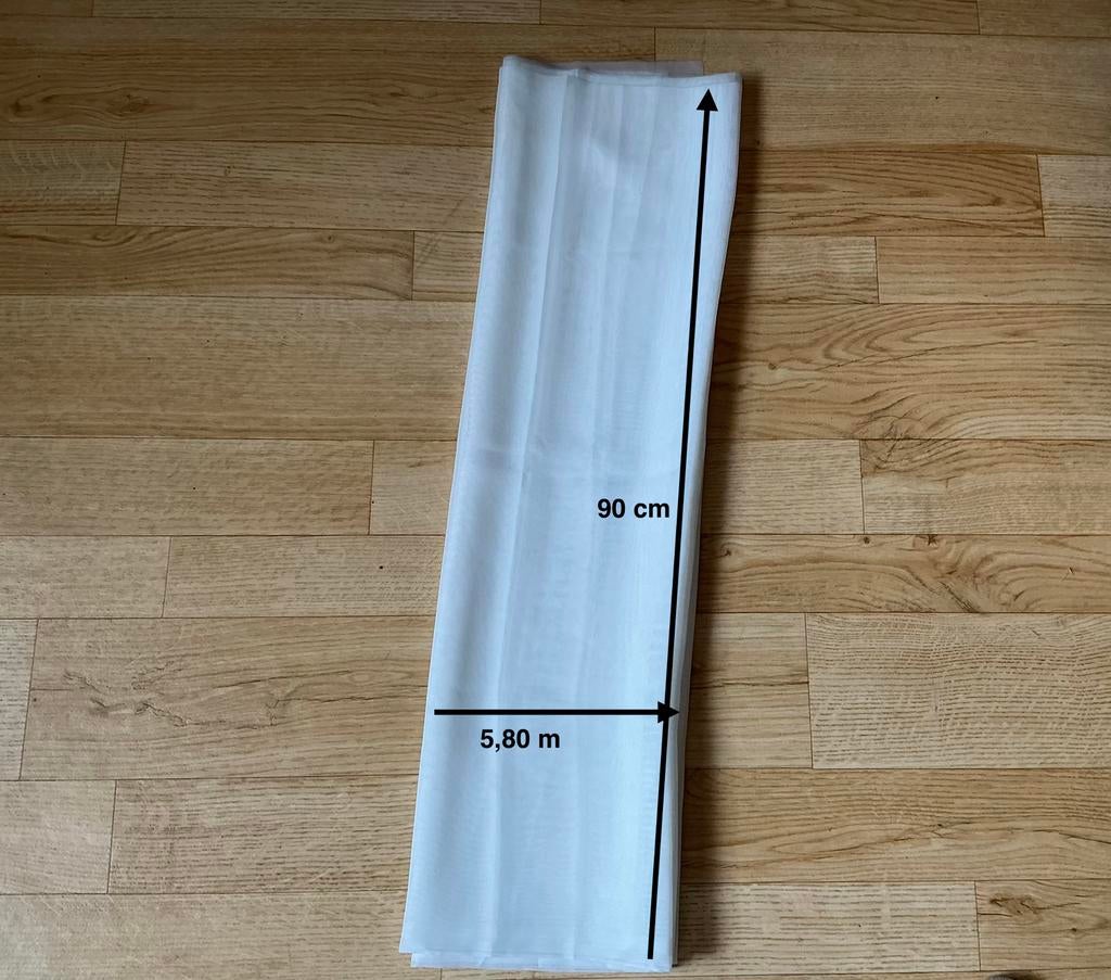 Tissu pour rideau de verre, Neuf, 200 cm ou plus, Moins de 100 cm, Enlèvement