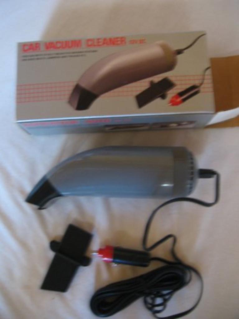 CAR VACUUM CLEANER, Ophalen, Nieuw, Reservoir, Kruimeldief