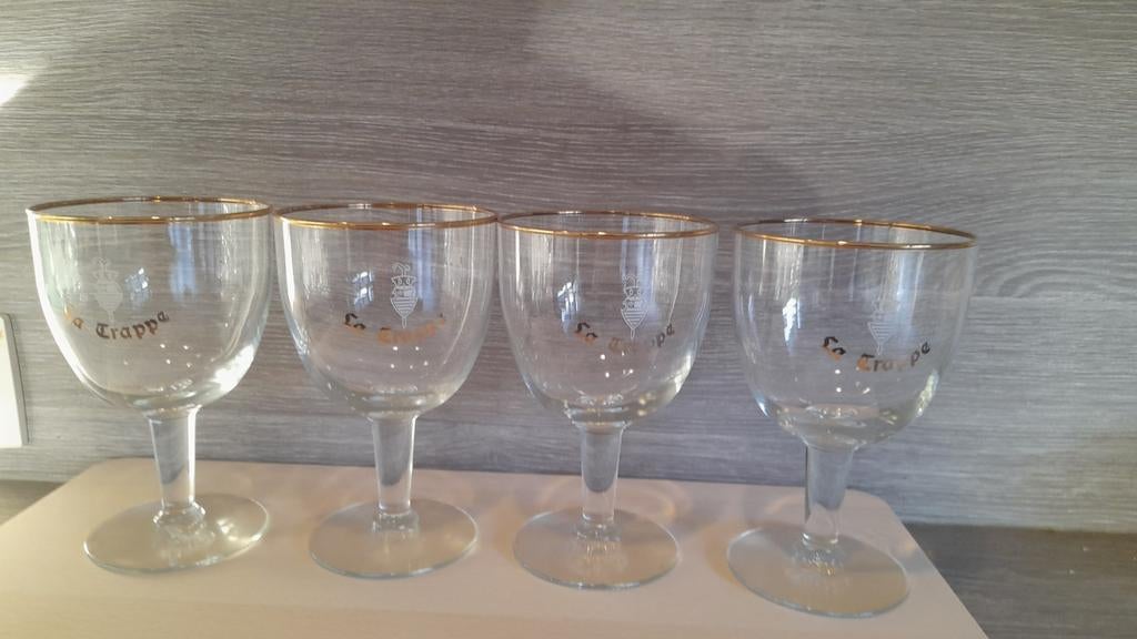 4 verres La Trappe, Collections, Enlèvement ou Envoi, Comme neuf