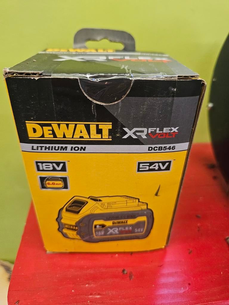 Dewalt DCB546 batterij 18/54V, NIEUW., Ophalen of Verzenden