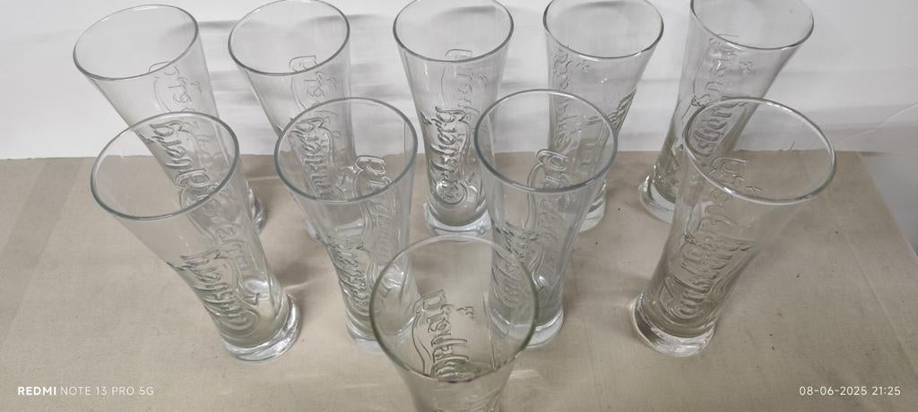 Carlsberg glazen. 0,3L. Naam in reliëf op het glas., Ophalen