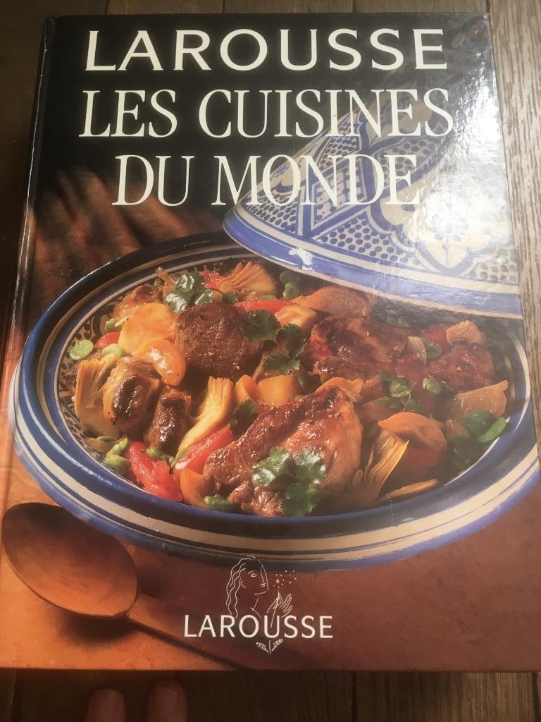 Livre de recettes Les cuisines du monde (Larousse), Enlèvement, Utilisé, Gâteau, Tarte, Pâtisserie et Desserts
