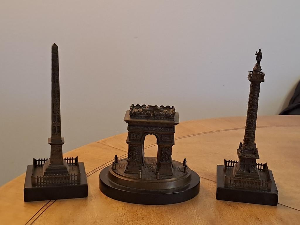 Grand tour souvenirs Paris ca 1880 brons, Antiek en Kunst, Ophalen of Verzenden, Brons