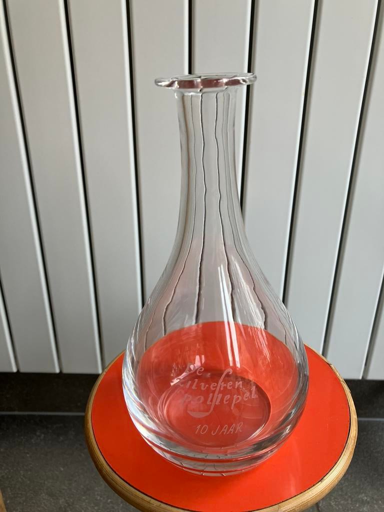 Decanteerkan - karaf Val Saint Lambert :De Zilveren Pollepel, Ophalen of Verzenden