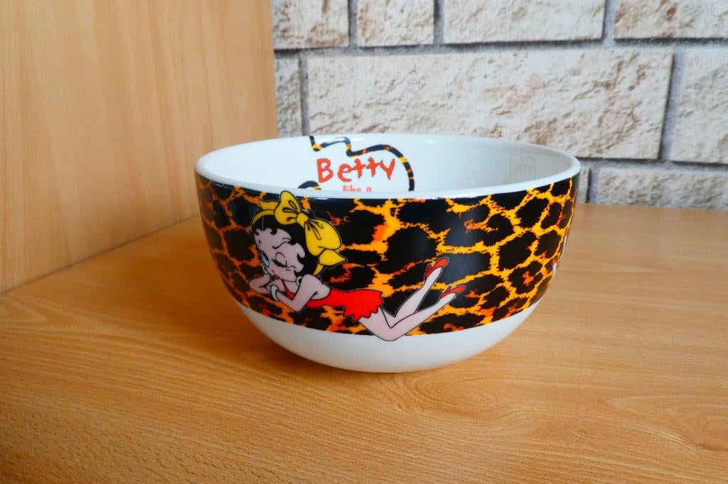 Betty Boop bol a salade "Panthère" signé, Enlèvement ou Envoi, Neuf, Humain