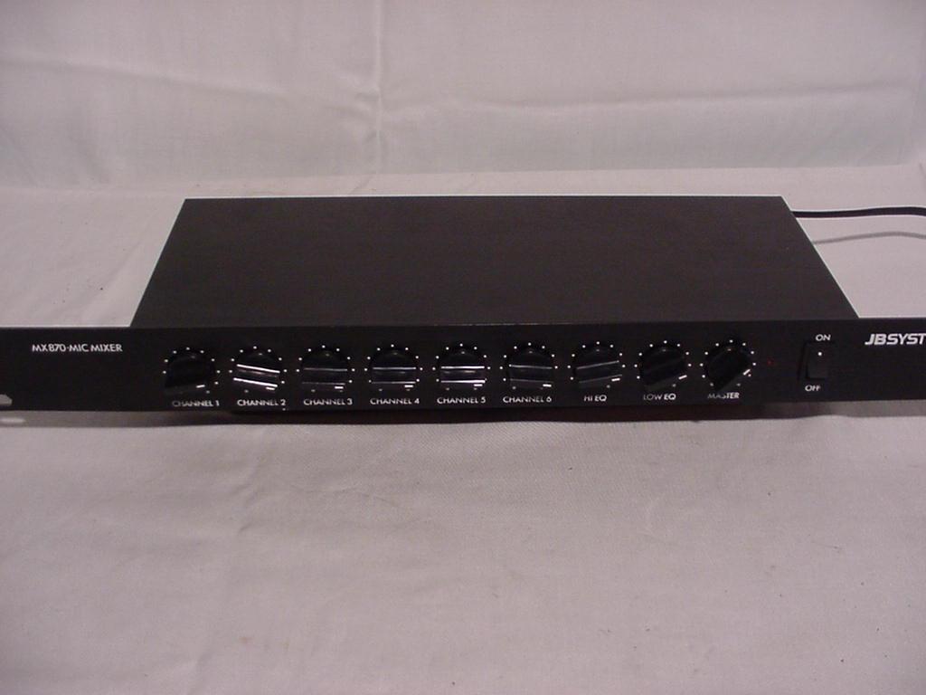 Microfoonmixer MX-870, Ophalen, Gebruikt