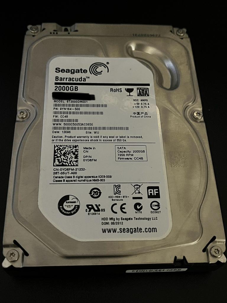 Seagate Barracuda 2TB HDD, Ophalen of Verzenden, HDD