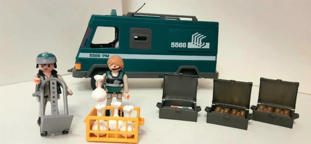 Playmobil 5566 Véhicule avec convoyeurs de fonds, Enlèvement ou Envoi, Comme neuf, Ensemble complet